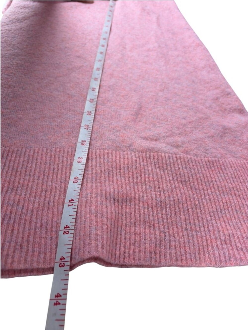 J. Crew Half-zip sweater-dress in Supersoft yarn Rose Pink Wool Blend SZ S - Picture 5 of 8